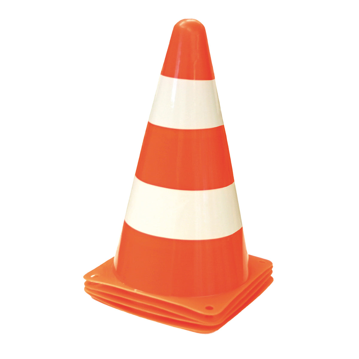 Markierungskegel orange-weiß, 4er-Set