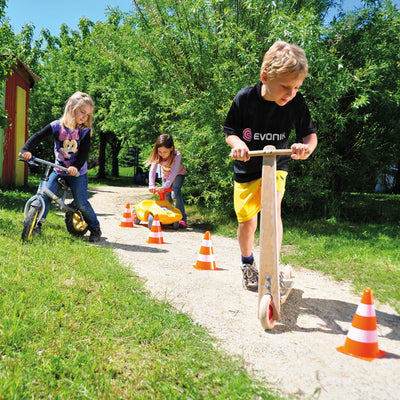 Markierungskegel orange-weiß, 4er-Set – Bild 2