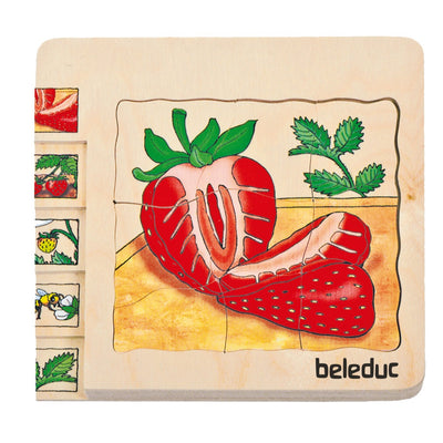 Lagenpuzzle „Erdbeere“