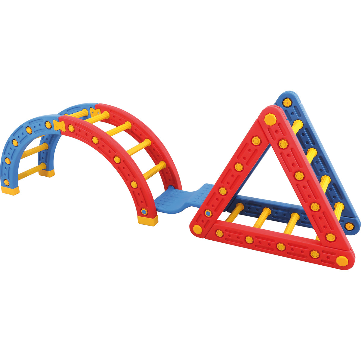 Brücke für Balancierrad und Kletter-Triangel