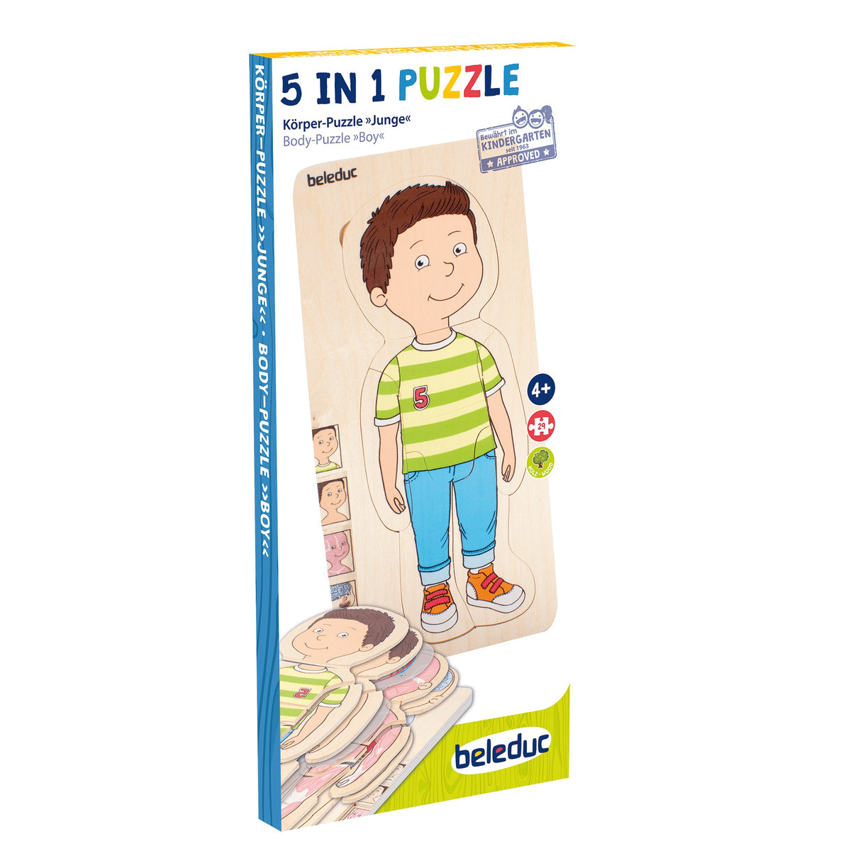 Lagenpuzzle „Dein Körper“, Junge
