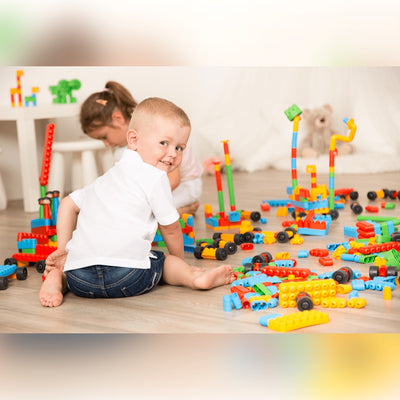 PolyM First Blocks Class-Set in Multibox L, 218-teilig