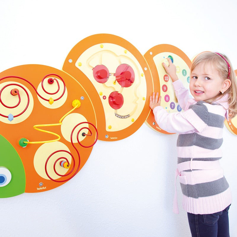 Wandspielobjekt Raupe „Kreisel“