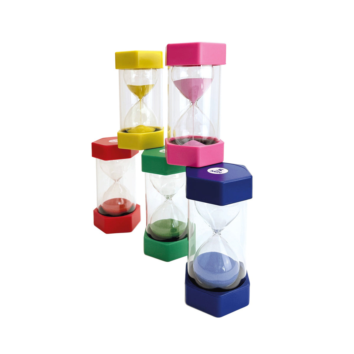 Sanduhren, 5er-Set, 16 cm