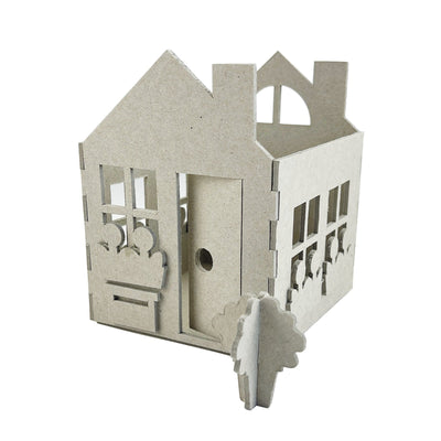 RePaCREA Bastelset „Lichterhaus“, 12er Set