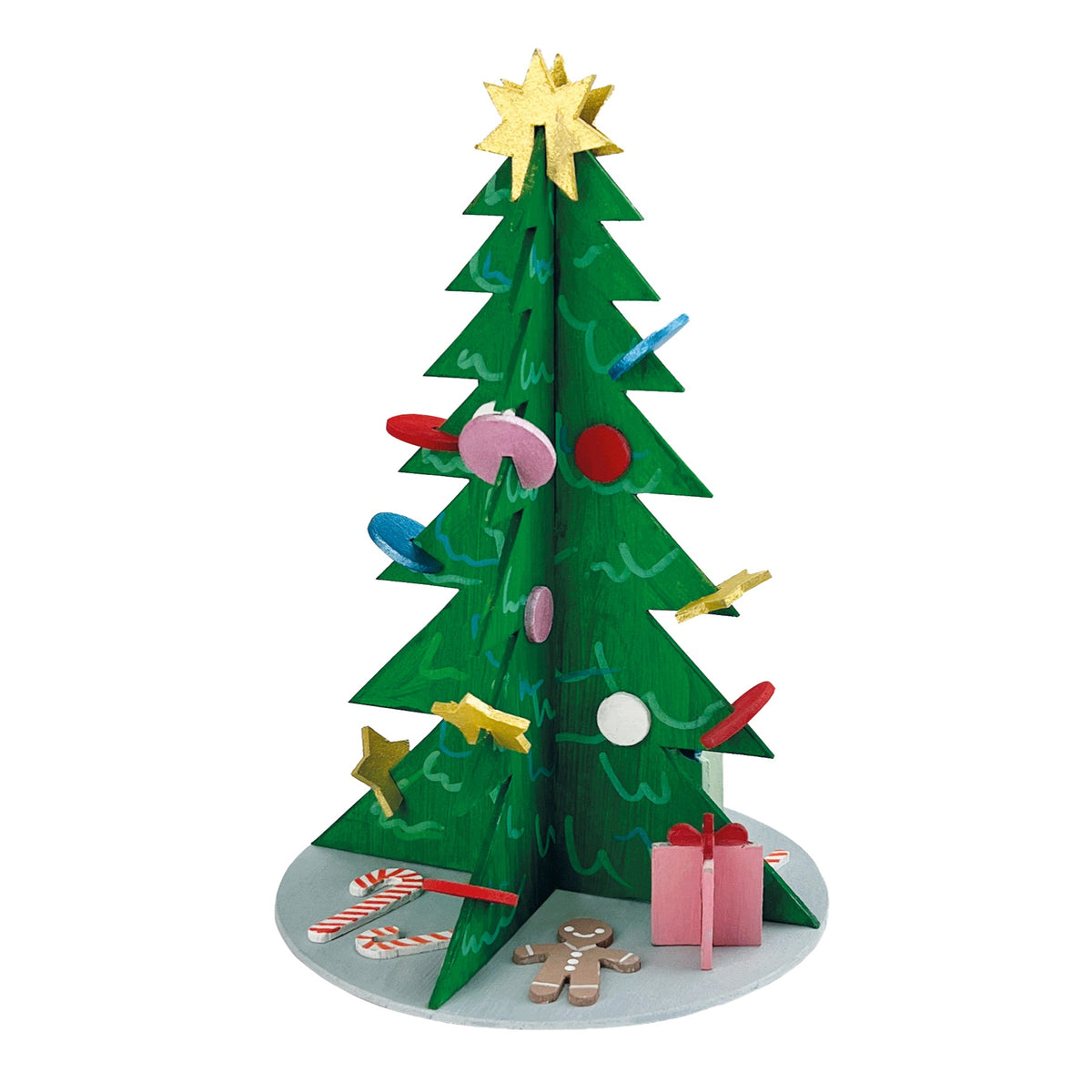 RePaCREA Bastelset „Weihnachtsbaum“, 12er Set