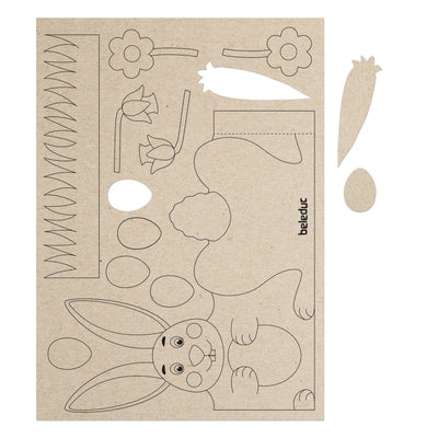 RePaCREA Bastelset „Osterhase“, 25er Set