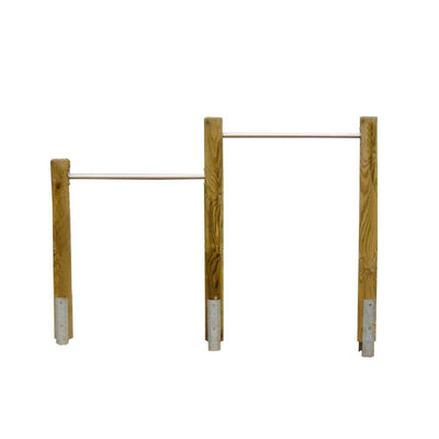 Doppelreck, 80 und 110 cm – Kiefer mit Stahlankern