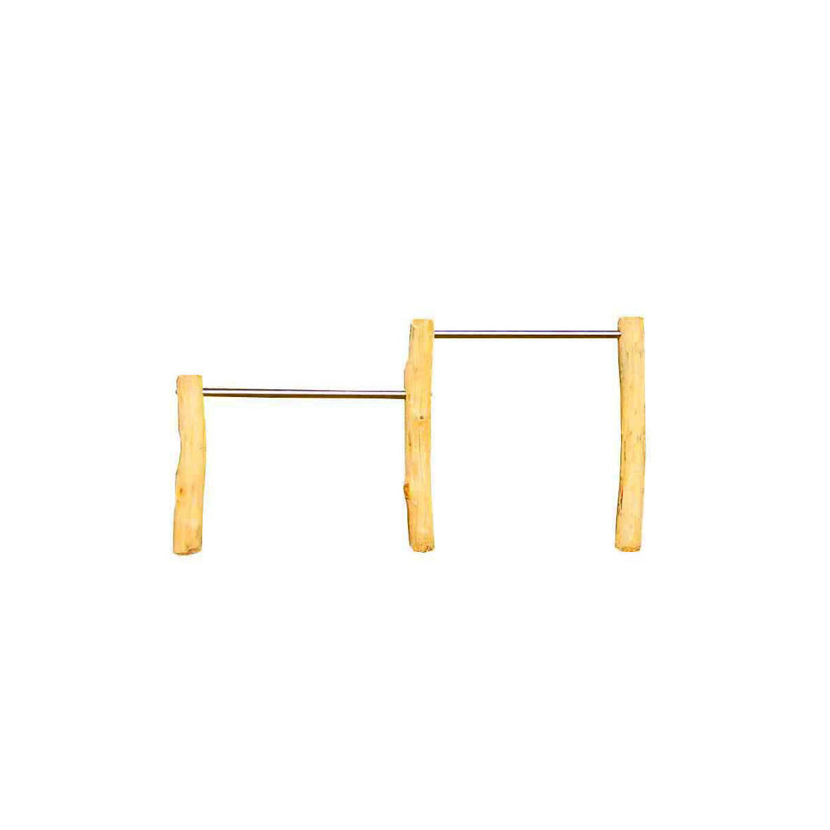 Doppelreck, 80 und 110 cm – Robinie mit Stahllaschen