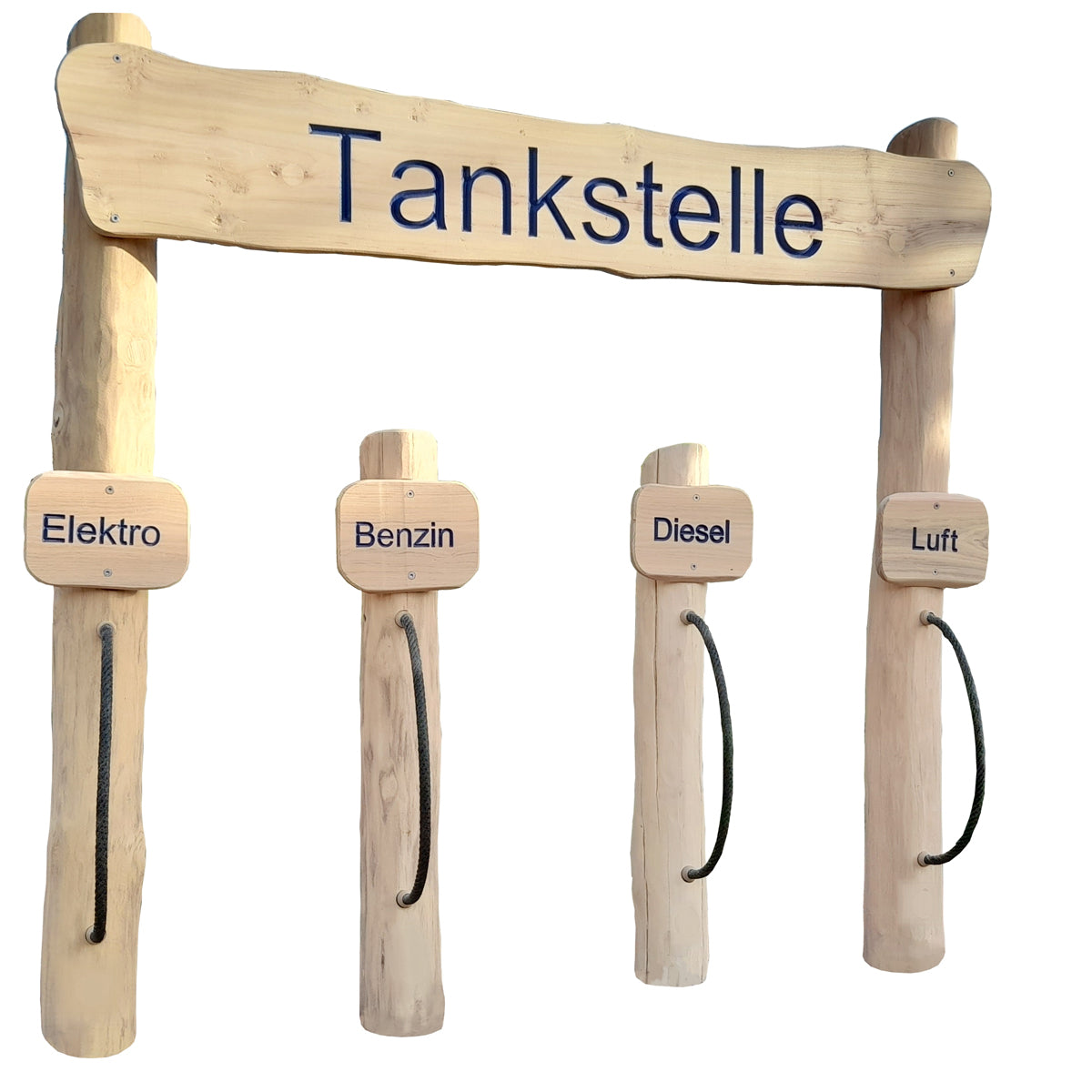 Spielelement Tankstelle Robinie