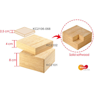 Soft Wood Schaumstoff-Bausteine – Bild 2