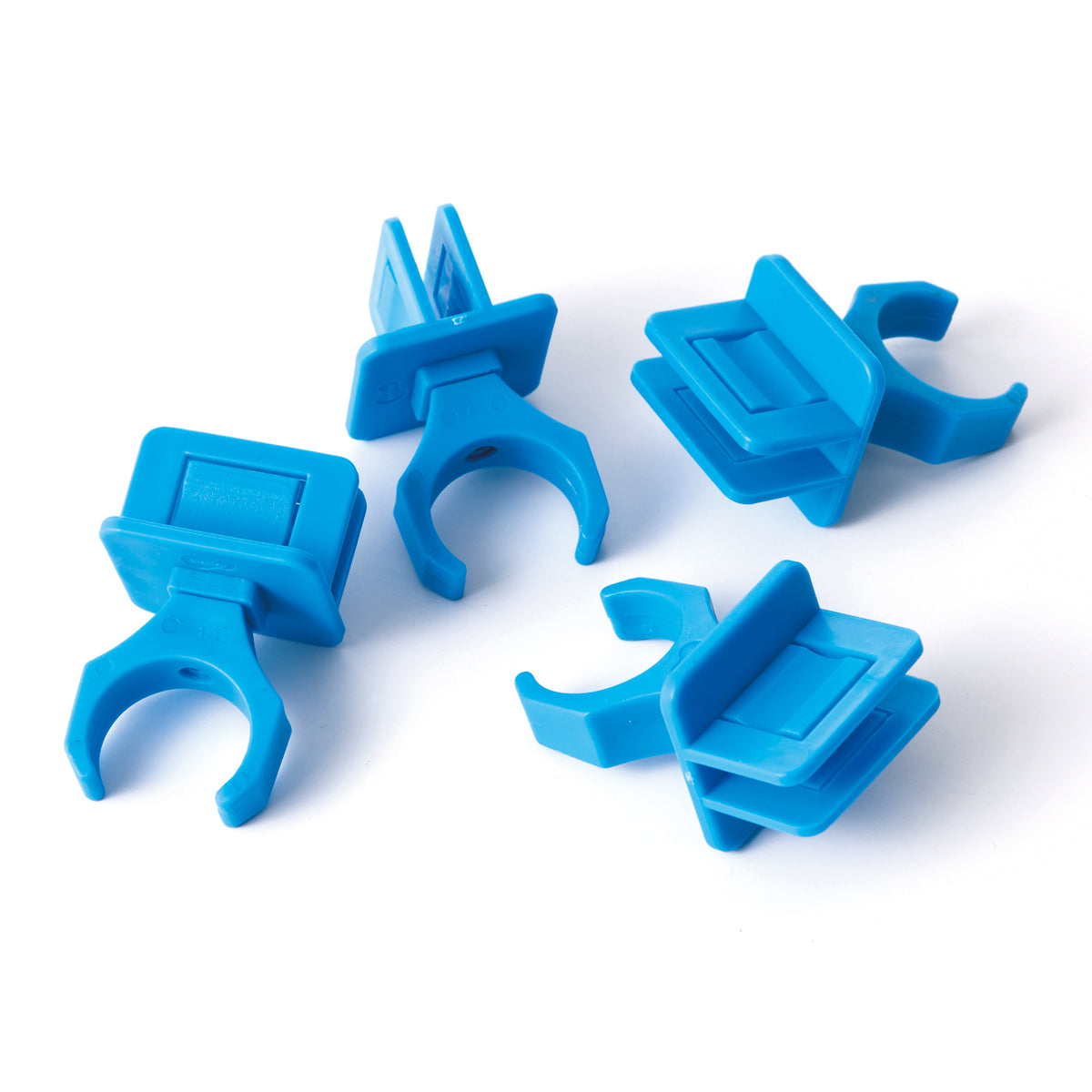 Ersatzteile für Motorik-Set – Clip A blau für Reifen, 12 Stück