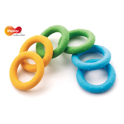 Squeezer Fingertrainer-Ringe, 6er-Set