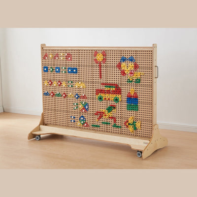 STEM-Wandplatten-Trolley, beidseitig, 166 × 125 cm