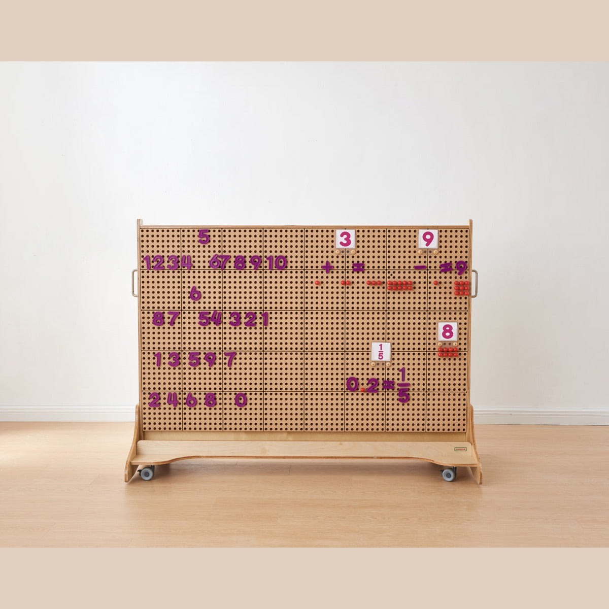 STEM-Wandplatten-Trolley, beidseitig, 166 × 125 cm