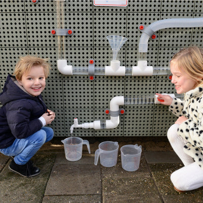 Kugel- und Wasserbahn für die STEM-Wand