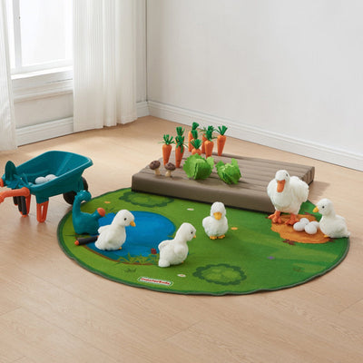 Happy Farming Softes Ackerland, 80 × 60 cm – Bild 2