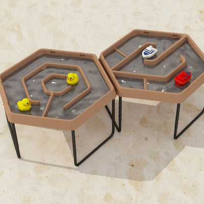 Sechseckiges Spielbrett Labyrinth, 5er-Set – Bild 2