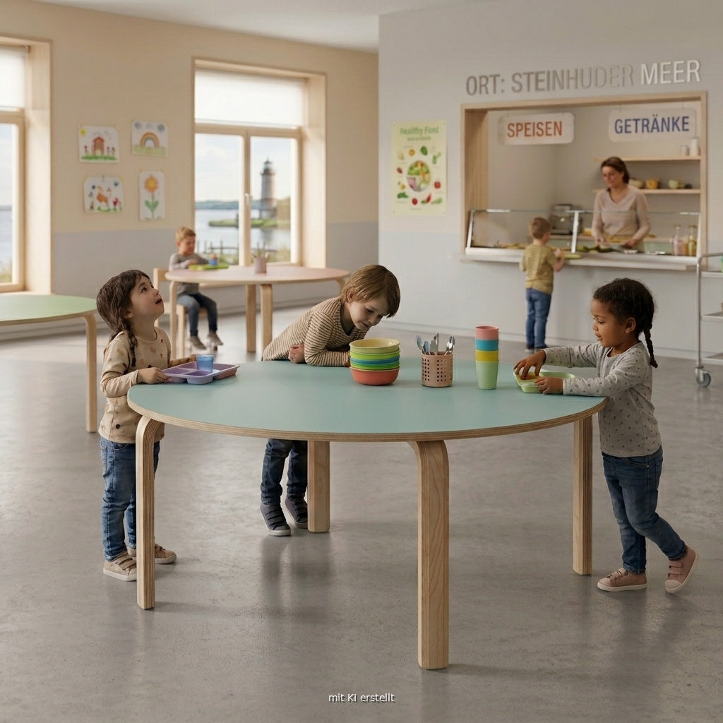 Rundtisch ohne Zarge