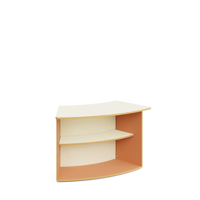 Arky Achtelkreis-Regal – Hellterracotta