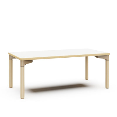 Elder Kitatisch aus Holz – Weiß / 59 cm