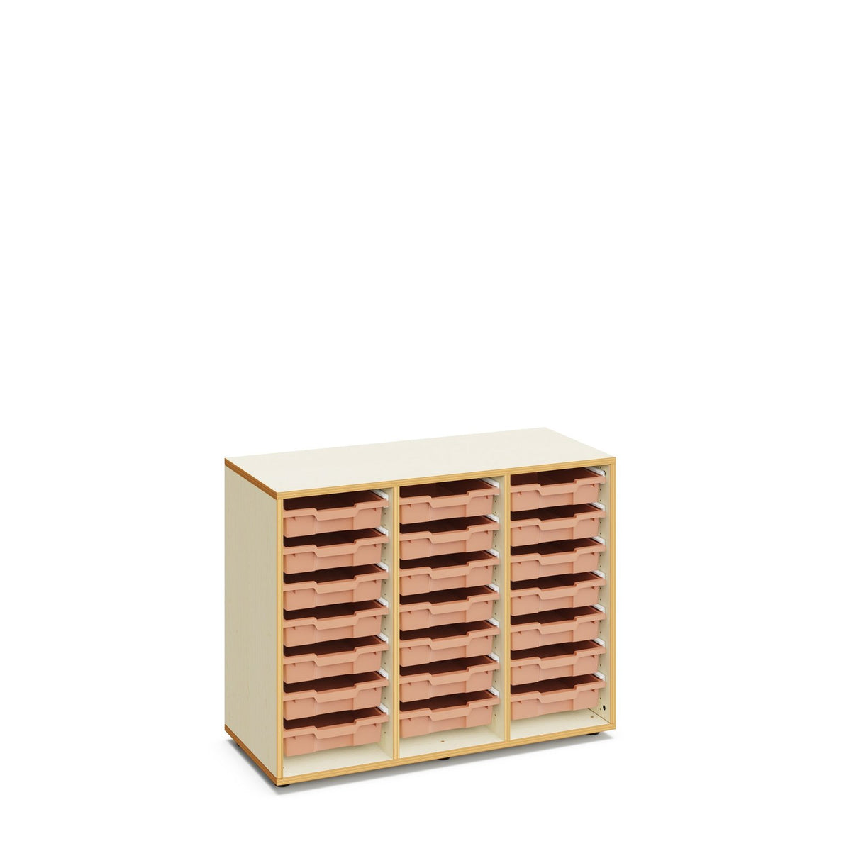 Grace Schrank mit 21 flachen Boxen – Hellterracotta