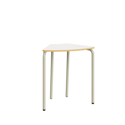 Hexa Freiformtisch, klappbar – Weiß / 77 cm