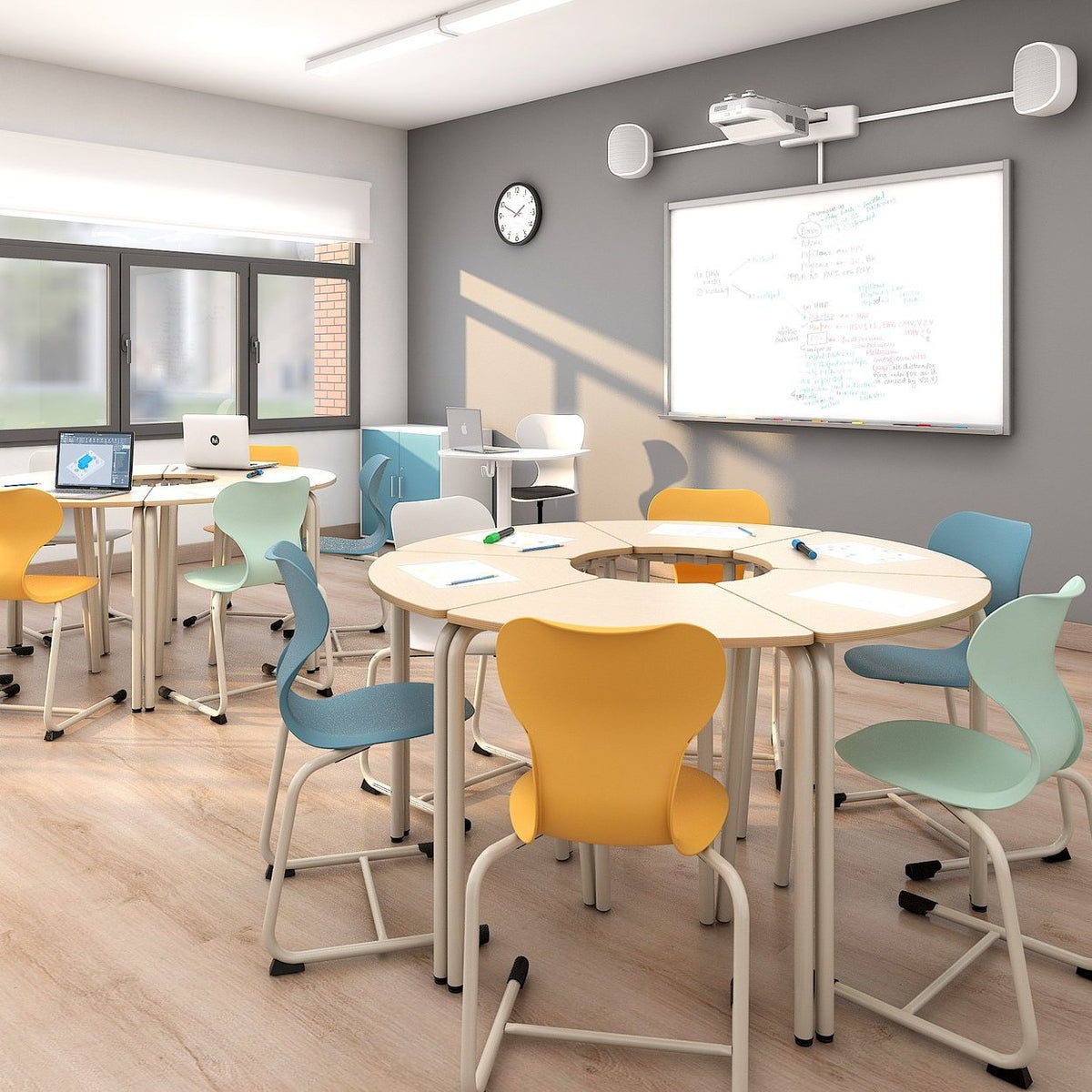 Hexa Freiformtisch, klappbar – Bild 7