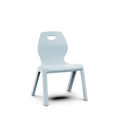 Ina Stapelstuhl aus Kunststoff – Hellblau / 46 cm