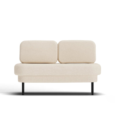 Jano Zweisitzer-Sofa – Beige/Beige