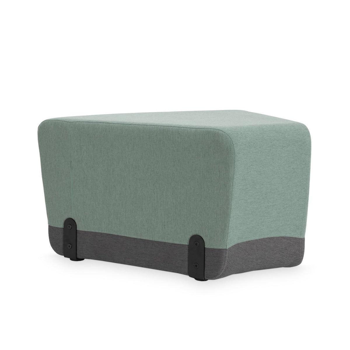 Kalin 2 gebogenes Sofaelement ohne Lehne – Salbei