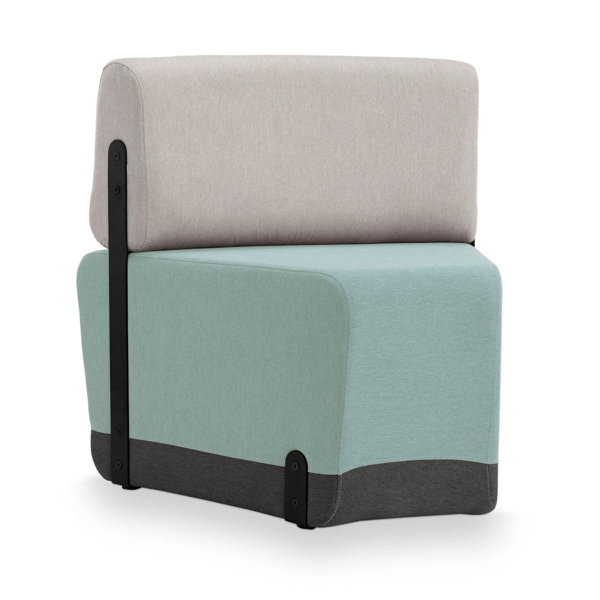Kalin C gebogenes Sofaelement mit Lehne