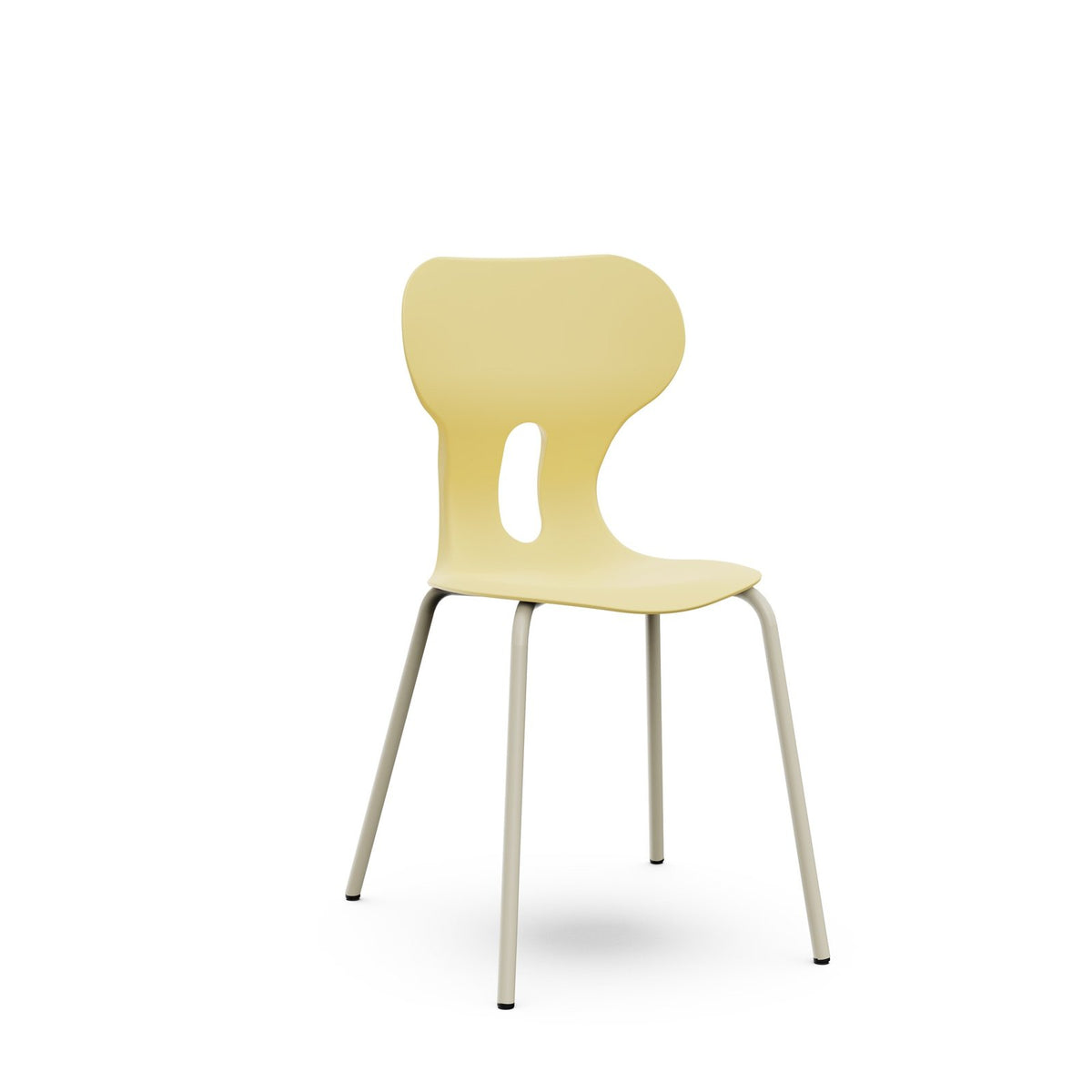 Lia Basic Mehrzweckstuhl, Kunststoffschale – Gelb / 46 cm