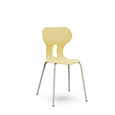 Lia Basic Mehrzweckstuhl, Kunststoffschale – Gelb / 46 cm