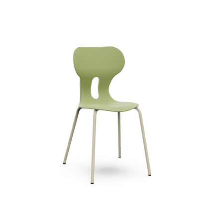Lia Basic Mehrzweckstuhl, Kunststoffschale – Olivgrün / 46 cm