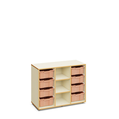 Lucy Regal mit 8 hohen Boxen – Hellterracotta