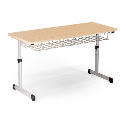 Quar Schülertisch, höhenverstellbar – 130 × 55 cm
