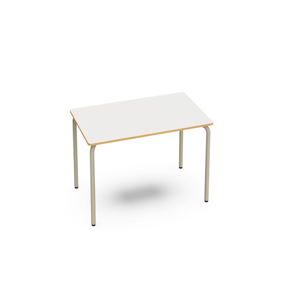 Rectangle Rechtecktisch, 65 cm tief – Weiß / 180 × 65 cm / 77 cm