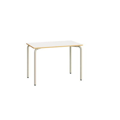 Rectangle Rechtecktisch, 80 cm tief – Weiß / 180 × 80 cm / 77 cm